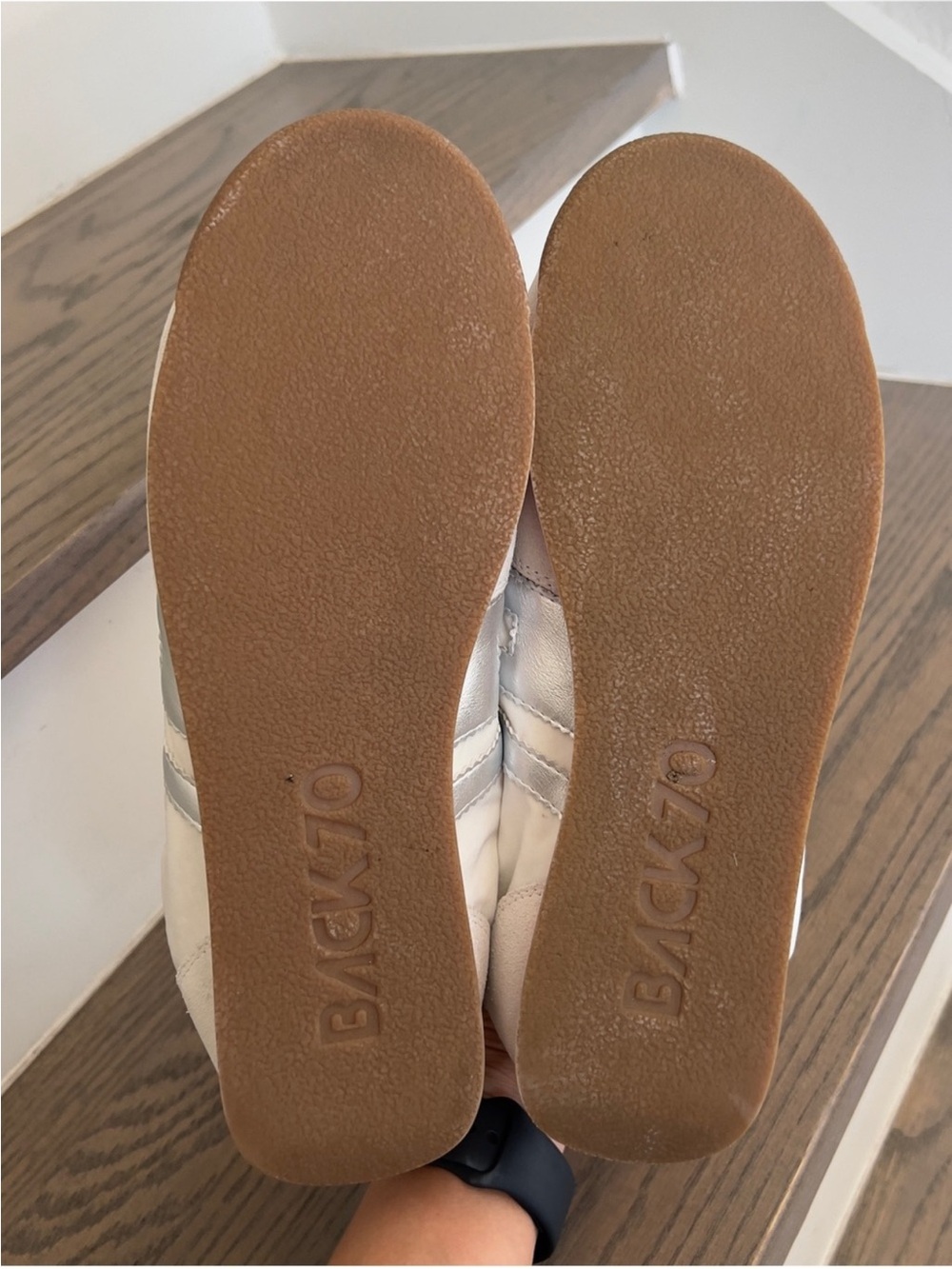 Anthropologie Back 70 Rocket Sneakers in Ice White and Pink - Picture 6 of 8